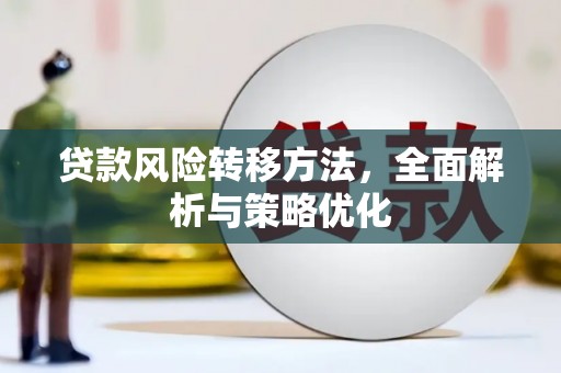 道里贷款风险转移方法，全面解析与策略优化