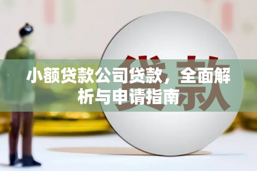 道里小额贷款公司贷款，全面解析与申请指南