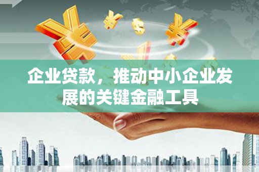 道里企业贷款，推动中小企业发展的关键金融工具