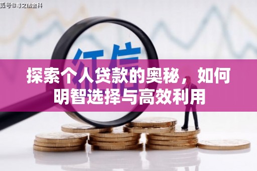 道里探索个人贷款的奥秘，如何明智选择与高效利用