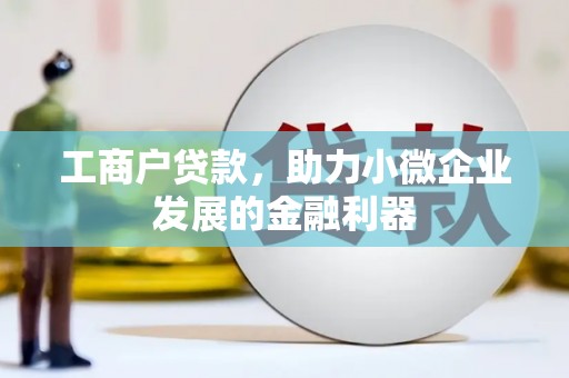 道里工商户贷款，助力小微企业发展的金融利器
