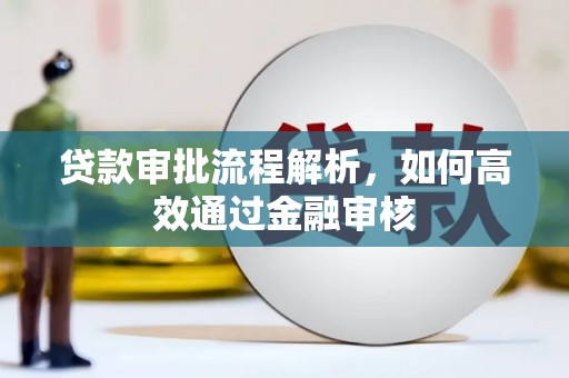 道里贷款审批流程解析，如何高效通过金融审核