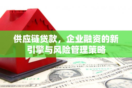 道里供应链贷款，企业融资的新引擎与风险管理策略
