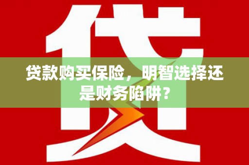 道里贷款购买保险，明智选择还是财务陷阱？
