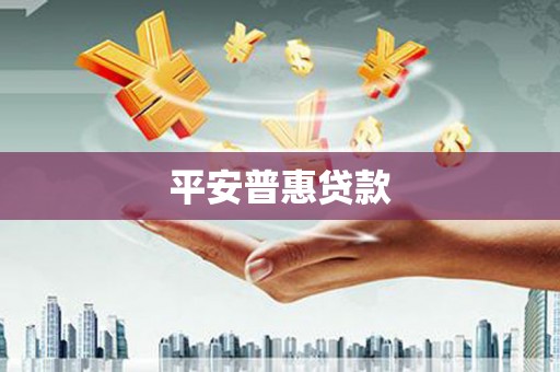 道里平安普惠贷款