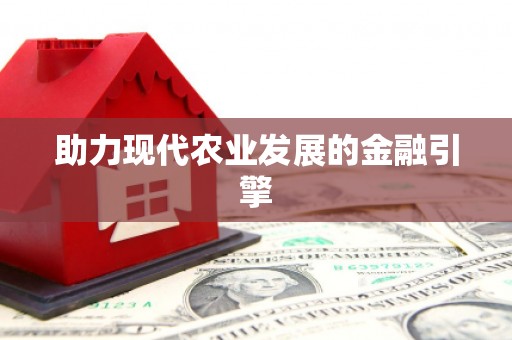道里助力现代农业发展的金融引擎
