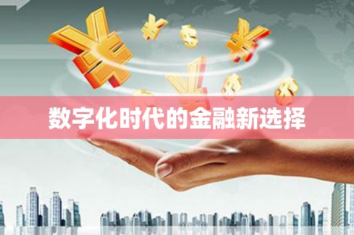 道里数字化时代的金融新选择