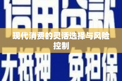 道里现代消费的灵活选择与风险控制