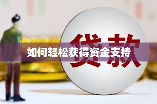 道里如何轻松获得资金支持