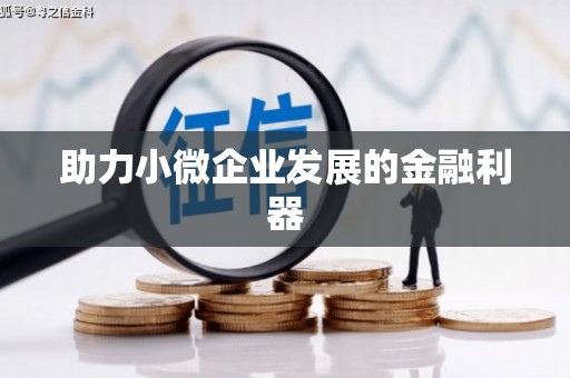 道里助力小微企业发展的金融利器