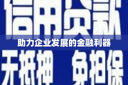 道里助力企业发展的金融利器