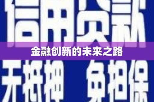 道里金融创新的未来之路