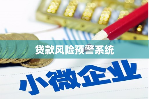 道里贷款风险预警系统